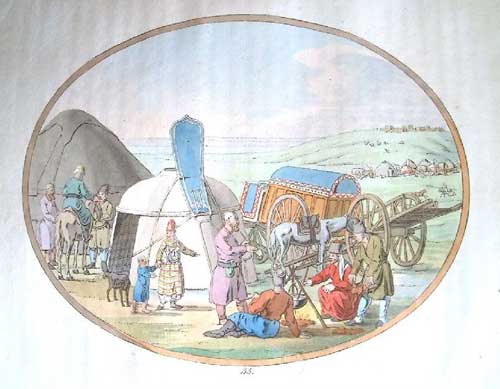 1. Кундровські татари (астраханські ногайці. – В. Г.). Х.-Г.-Ф. Гейслер. 1804. З альбому 